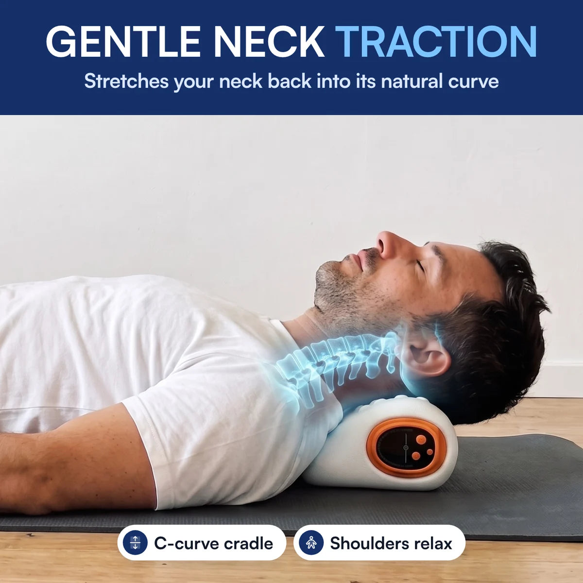 Gentle neck traction
