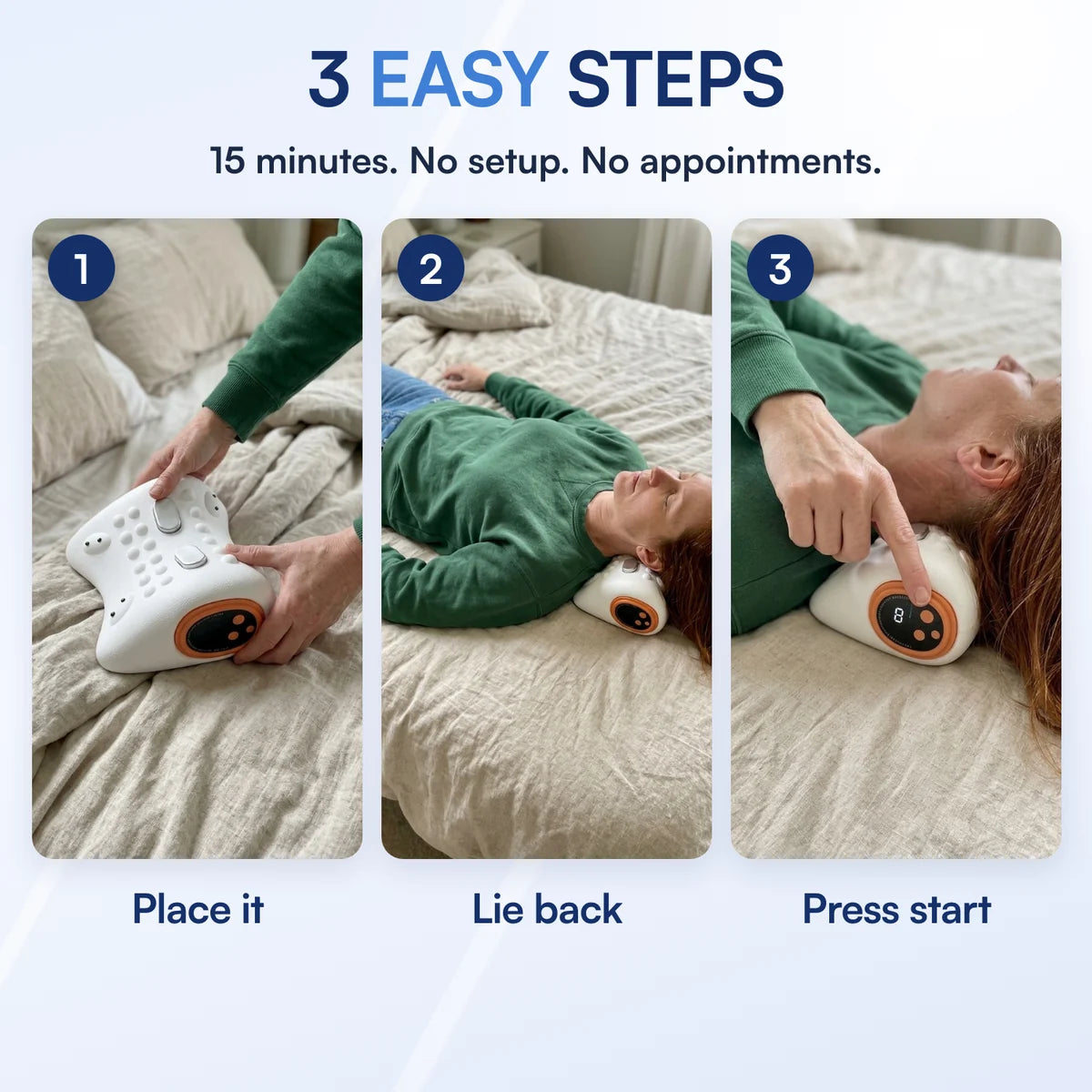 3 easy steps