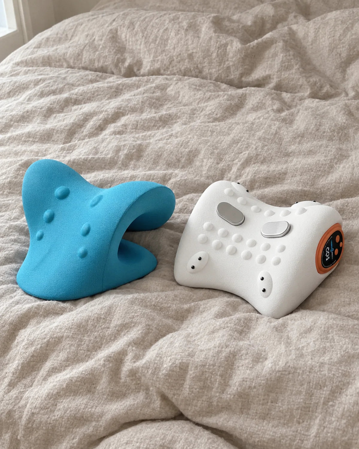 Neck Therapy Pro 2.0 compared with a foam stretcher